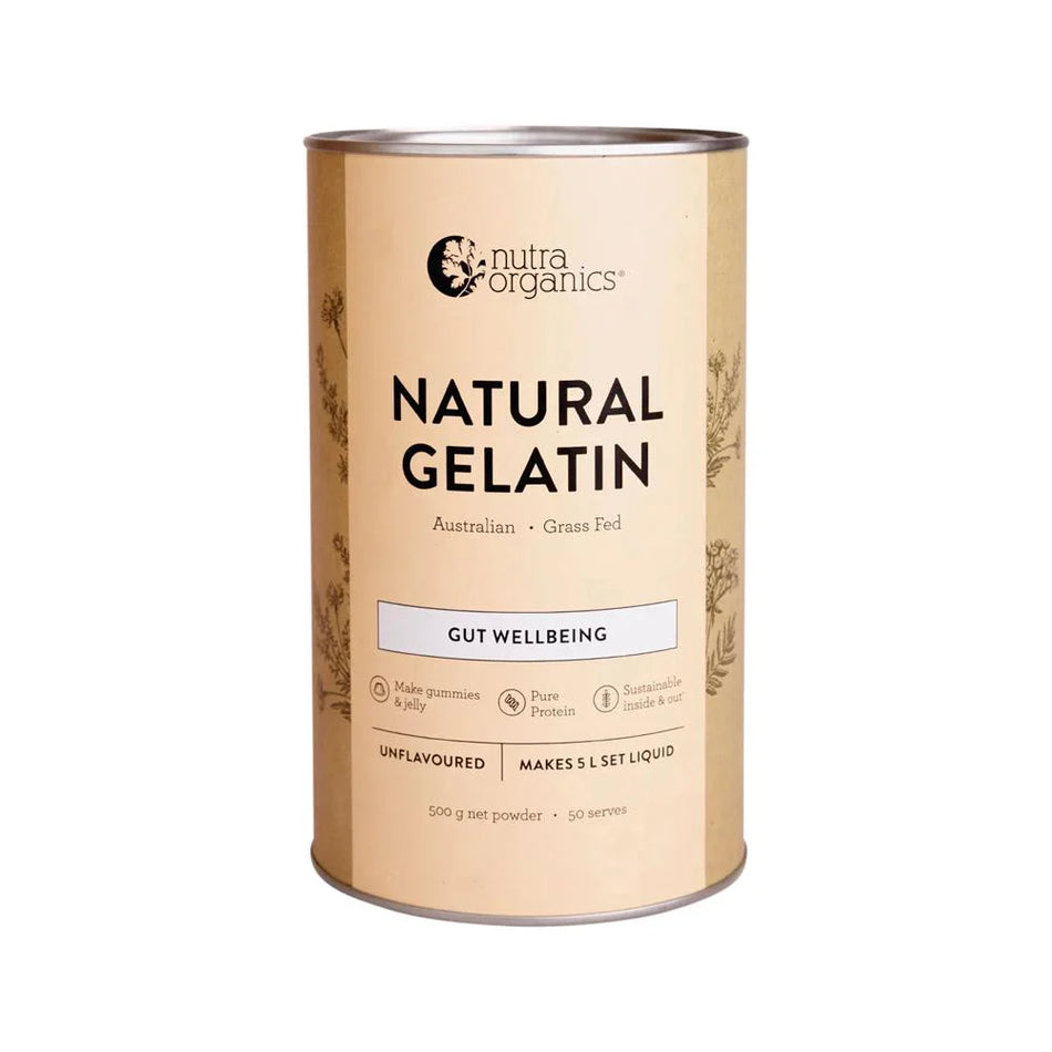 NUTRA ORGANICS AUSTRALIAN GELATIN UNFLAVOURED 300G