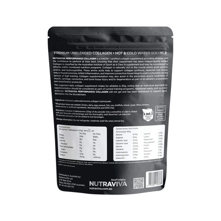 Nutraviva Performance Collagen Beef Unflavoured 400g