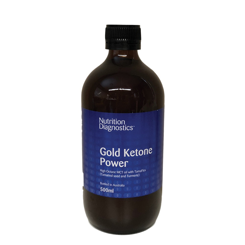 Nutrition Diagnostics Gold Ketone Power High Octane MCT Oil with Tamarind & Turmeric 500ml