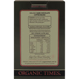 ORGANIC TIMES Dark Chocolate Coffee Beans 150g