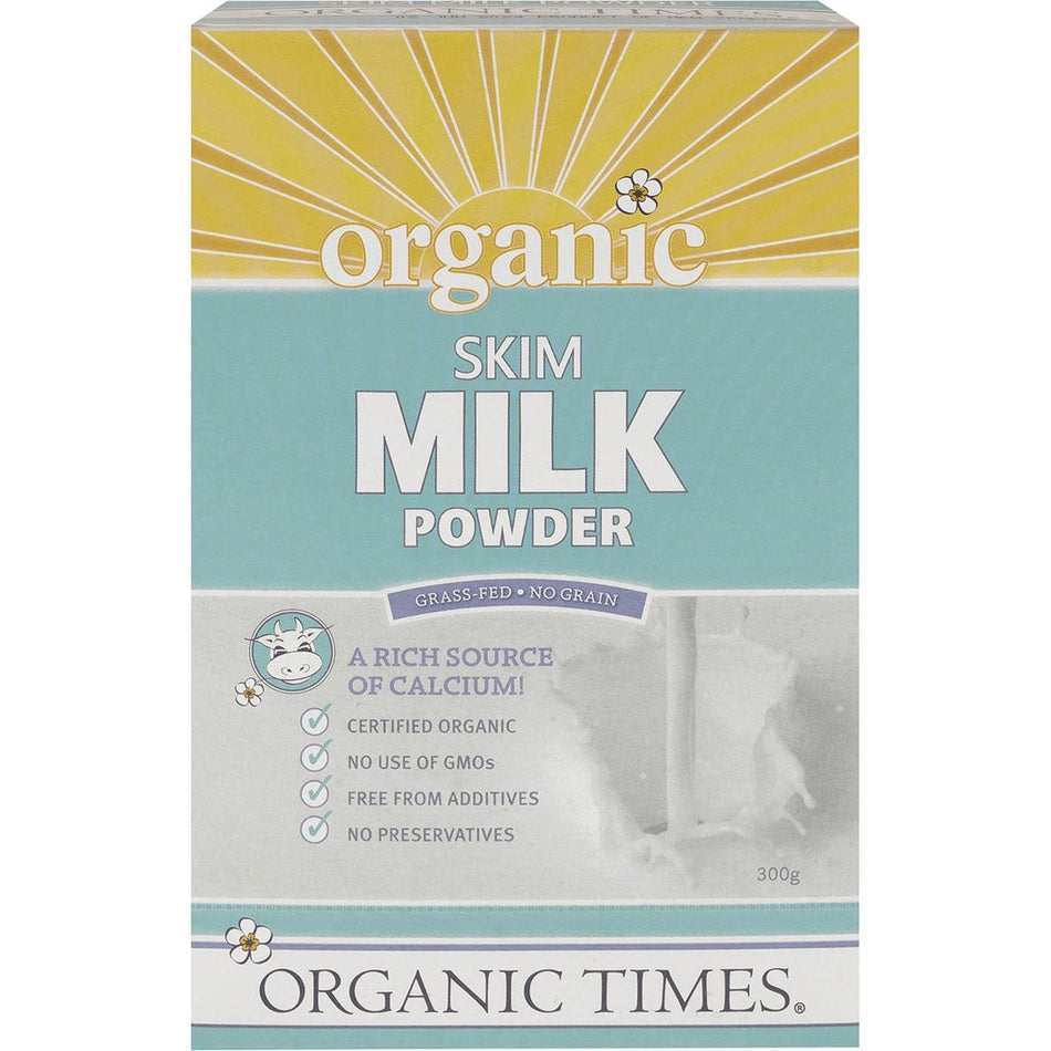 ORGANIC TIMES Milk Powder Skim 300g
