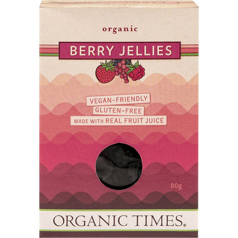 ORGANIC TIMES Berry Jellies 80g