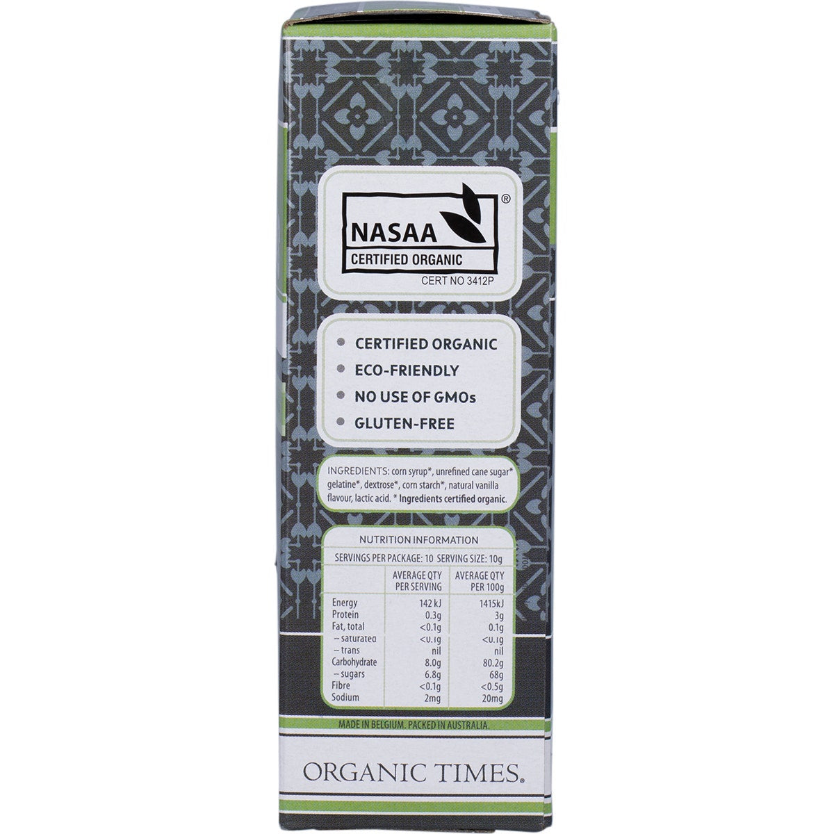 Organic Times Marshmallows Vanilla 100g