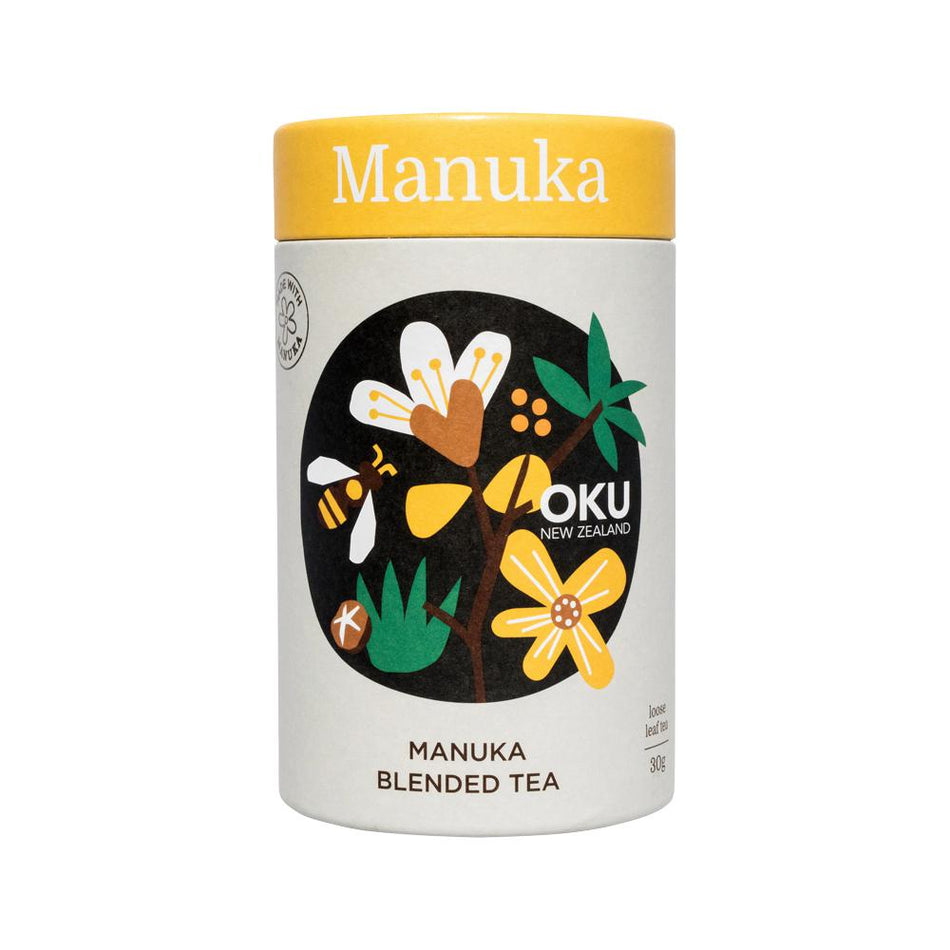 Oku New Zealand Manuka Blended Tea Loose Leaf 30GM