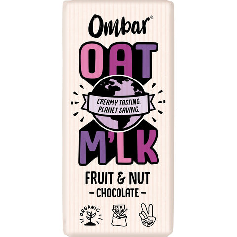 Ombar Oat M'lk Fruit & Nut Chocolate 70g (Pack of 10)