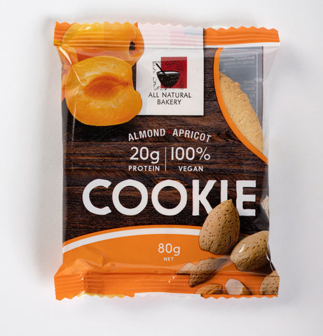 All Natural Bakery Cookie Almond & Apricot 80g(Pack of 12)