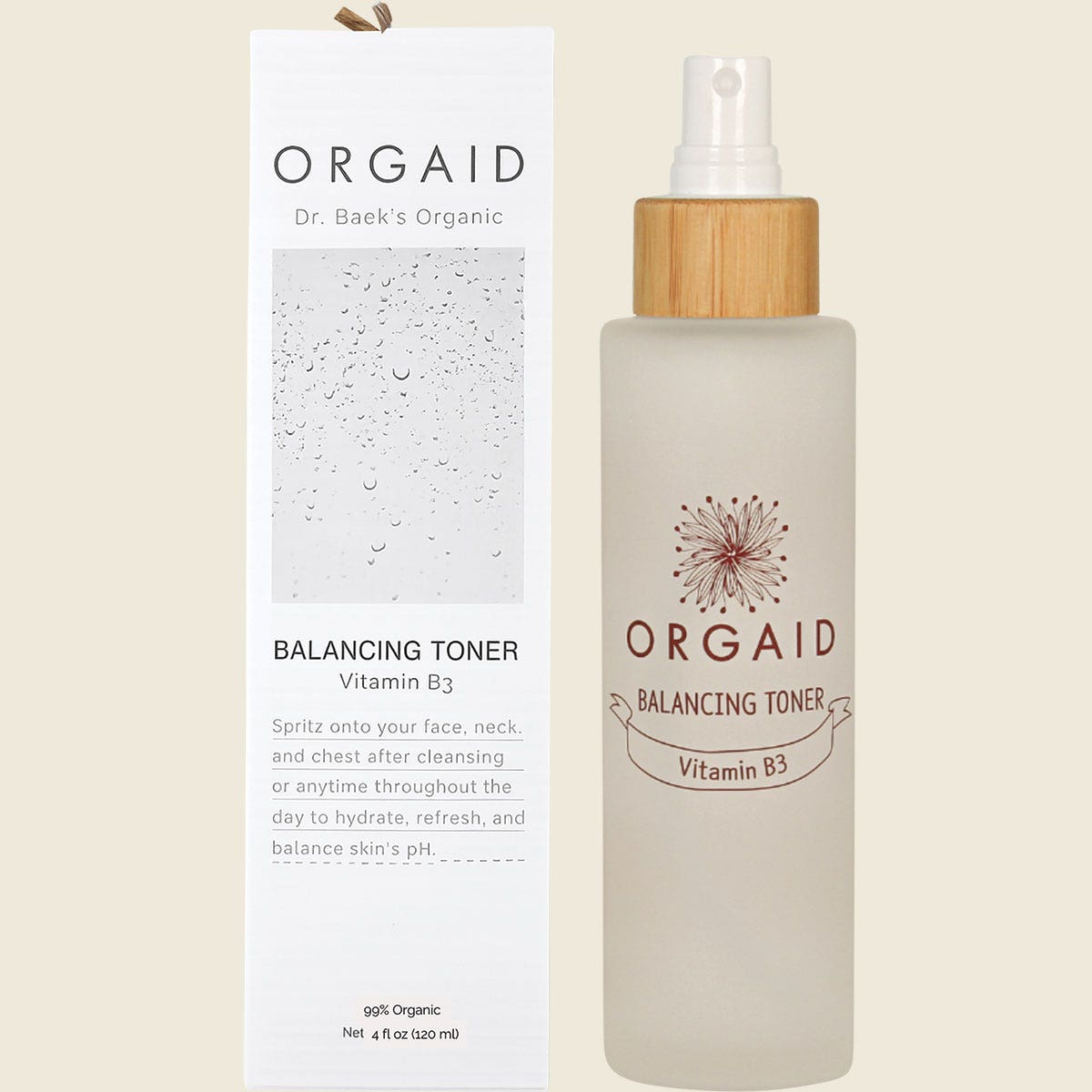 Orgaid Balancing Toner Vitamin B3 120ml