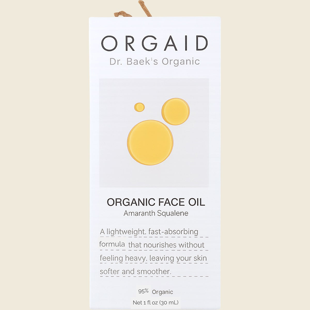 Orgaid Organic Face Oil Amaranth Squalene 30ml