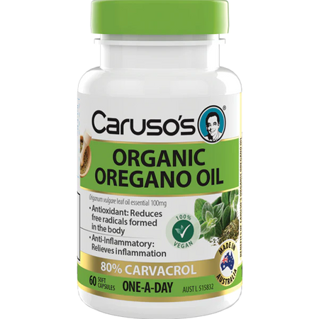 Caruso's Organic Oregano Oil 60 Caps