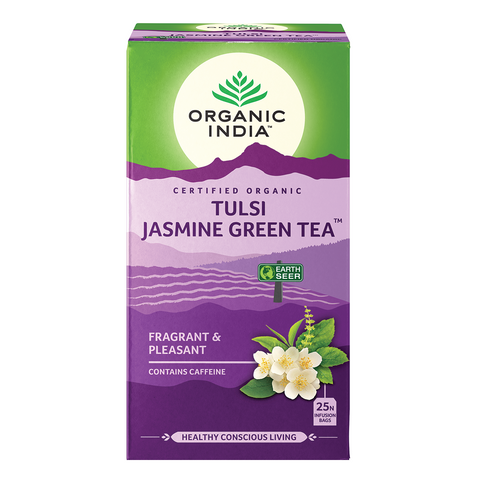 Organic India Tulsi Tea Jasmine x 25 Tea Bags (Pack of 6)