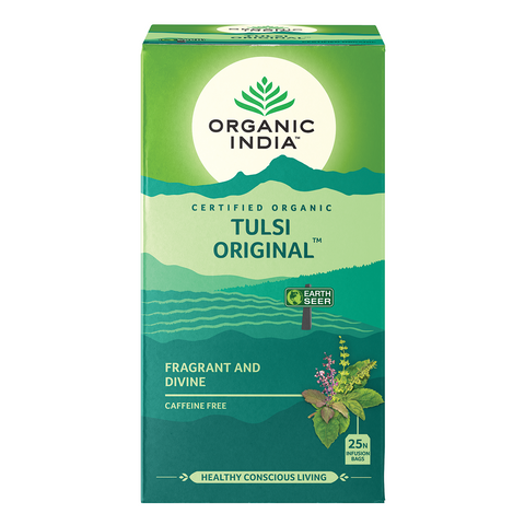 Organic India Tulsi Tea Original x 25 Tea Bags (Pack of 5)