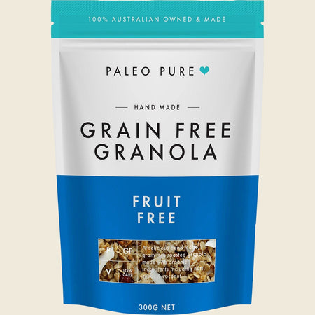 Paleo Pure Organic Grain Free Granola Fruit Free 300g