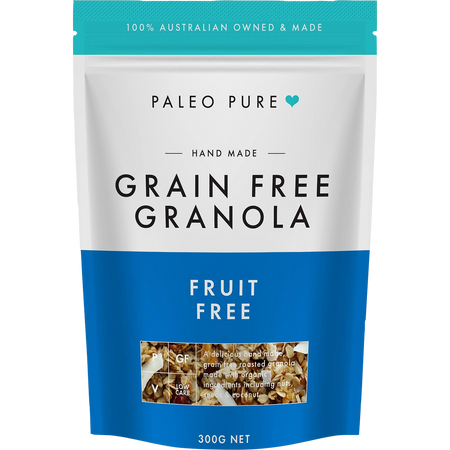 Paleo Pure Organic Grain Free Fruit Free Granola 300g