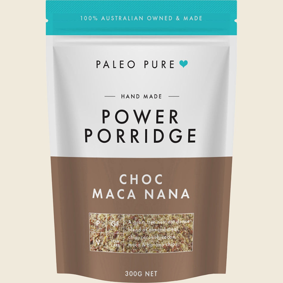 Paleo Pure Power Porridge Choc Maca Nana 300g