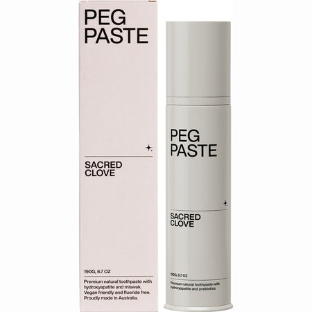 Peg Paste Natural Toothpaste With Hydroxyapatite Sacred Clove 190g