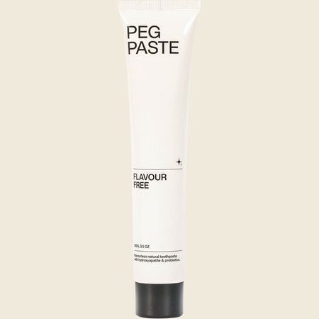 Peg Paste Natural Toothpaste with Hydroxyapatite Flavour Free 100g