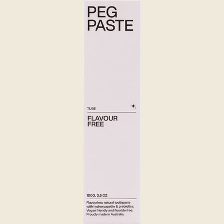 Peg Paste Natural Toothpaste with Hydroxyapatite Flavour Free 100g
