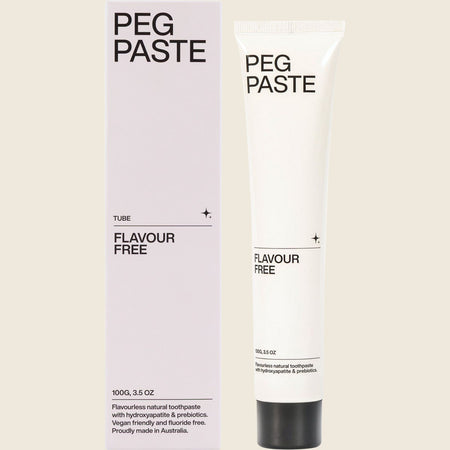 Peg Paste Natural Toothpaste with Hydroxyapatite Flavour Free 100g