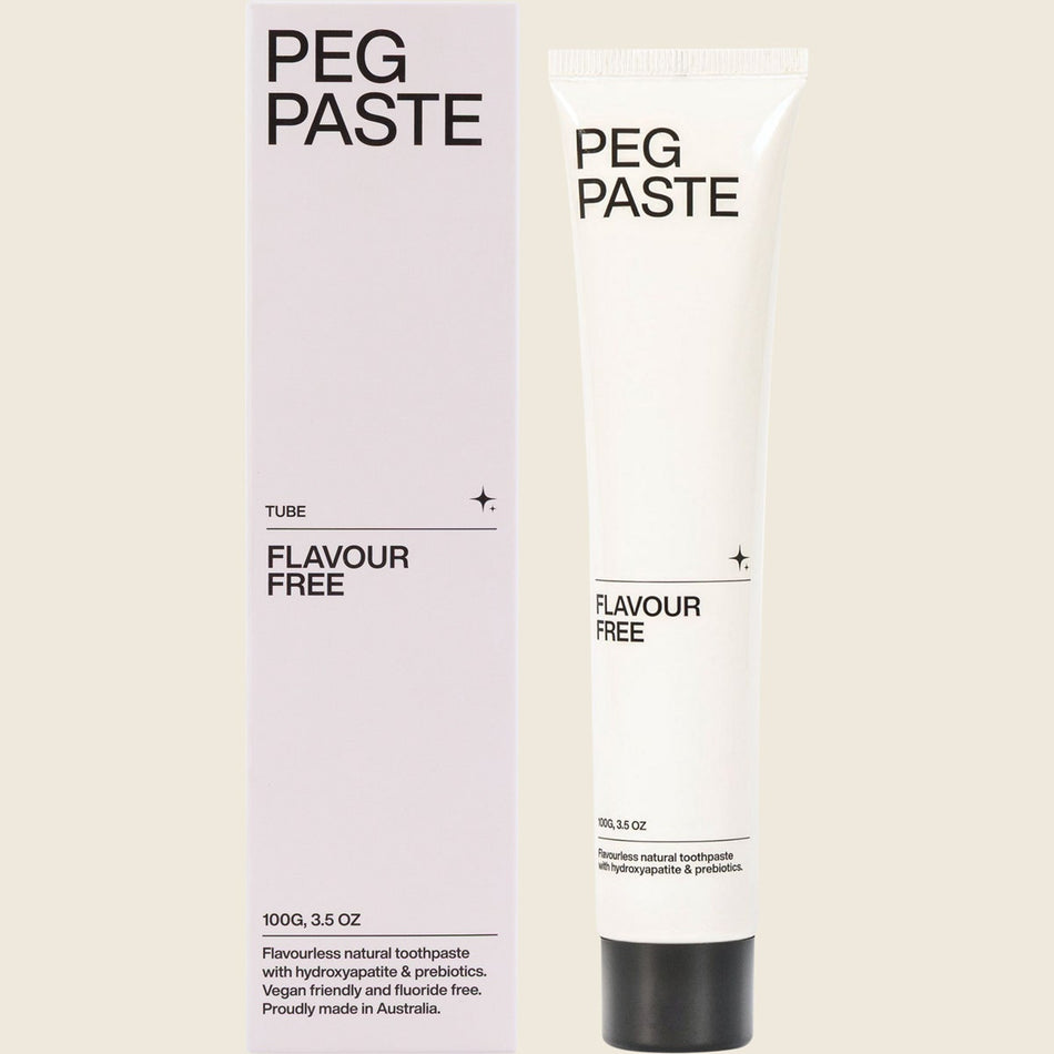 Peg Paste Natural Toothpaste with Hydroxyapatite Flavour Free 100g