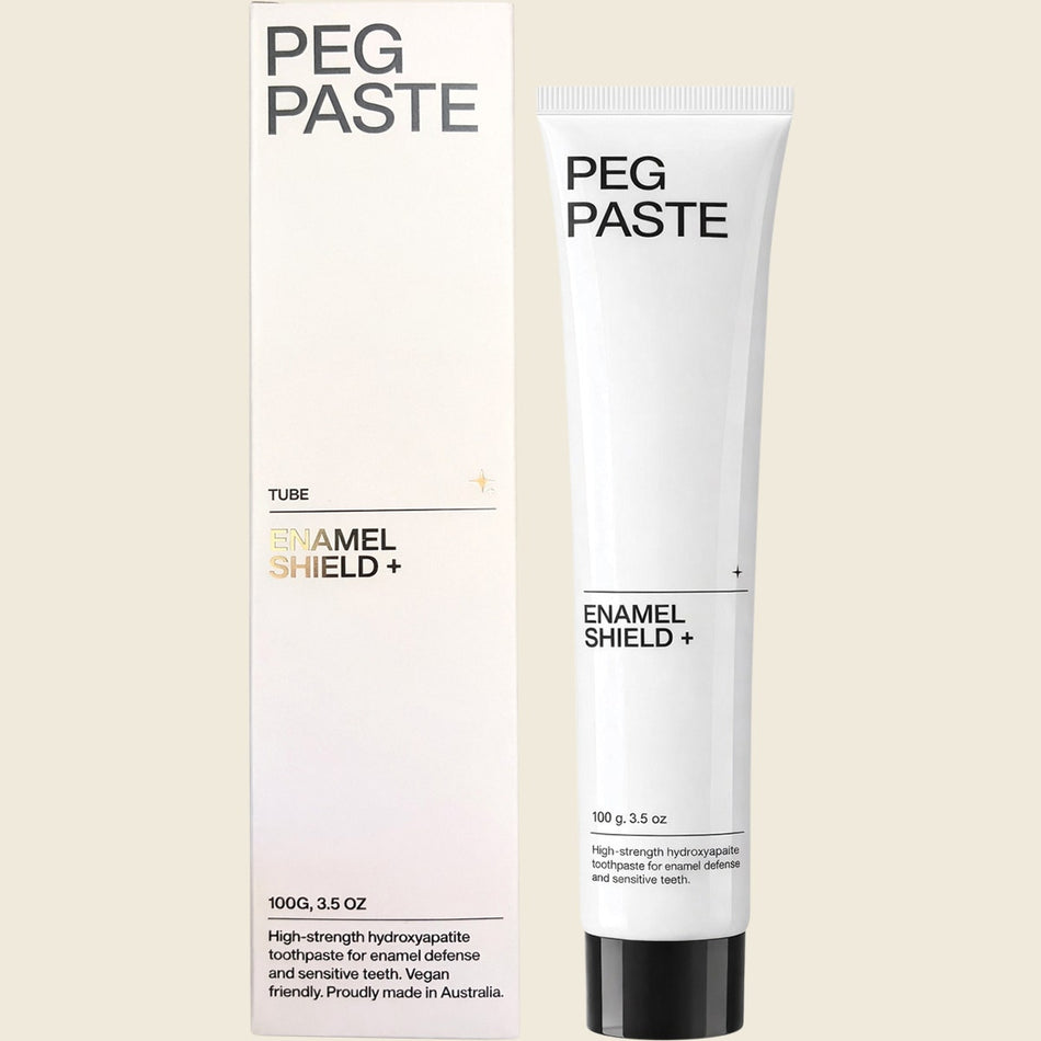 Peg Paste Natural Toothpaste Hydroxyapatite Enamel Shield Mint 100g