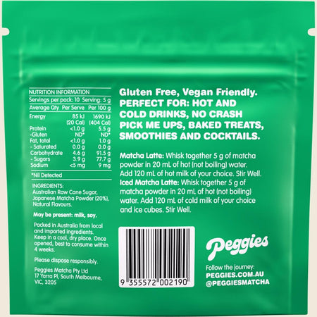 Peggies Matcha Strawberry 50g