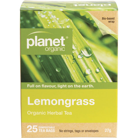 PLANET ORGANIC Herbal Tea Bags Lemongrass 25