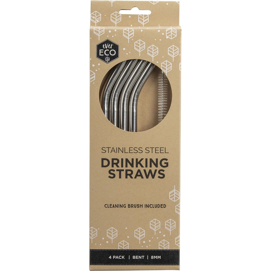 EVER ECO Stainless Steel Straws - Bent 4