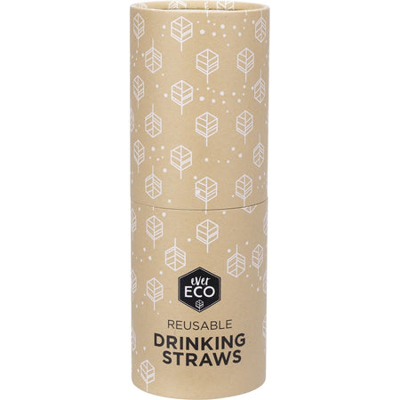 EVER ECO Stainless Steel Straws Bent x25