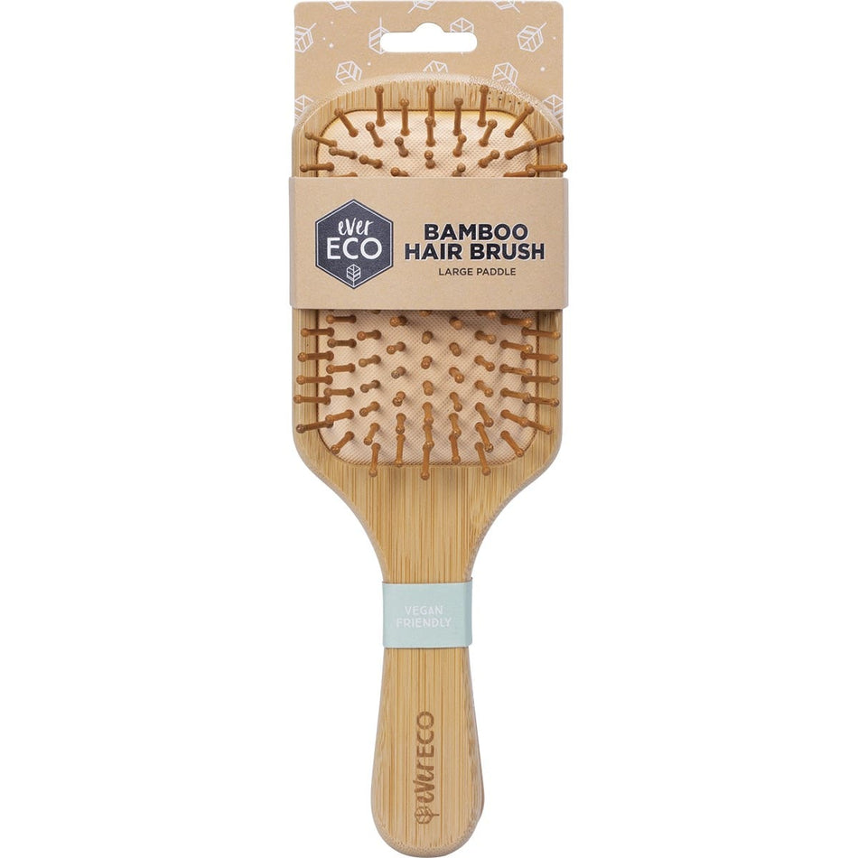EVER ECO Bamboo Hair Brush Large Paddle