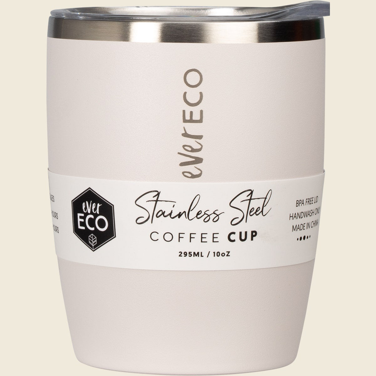 Ever Eco Insulated Coffee Cup Oat 295ml