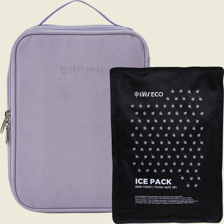 Ever Eco Insulated Lunch Bag with Ice Pack Lilac 1pc