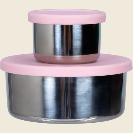 Ever Eco Stainless Steel Leakproof Snack Pods Sorbet 2pk