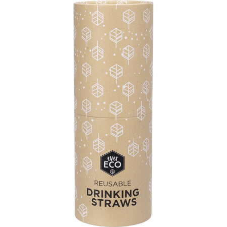 EVER ECO Stainless Steel Straws Bent Rose Gold x25