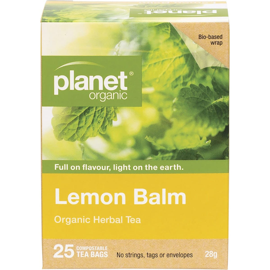 PLANET ORGANIC Herbal Tea Bags Lemon Balm 25