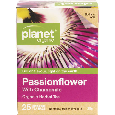 PLANET ORGANIC Herbal Tea Bags Passionflower 25