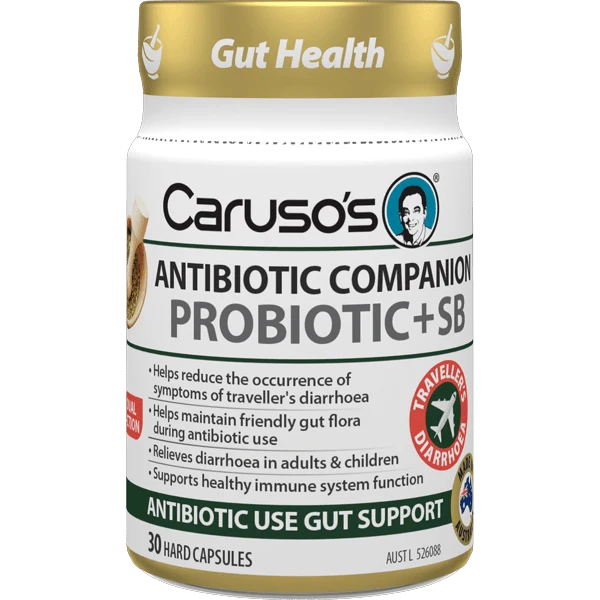 Caruso's Antibiotic Companion Probiotic + SB 30 Caps