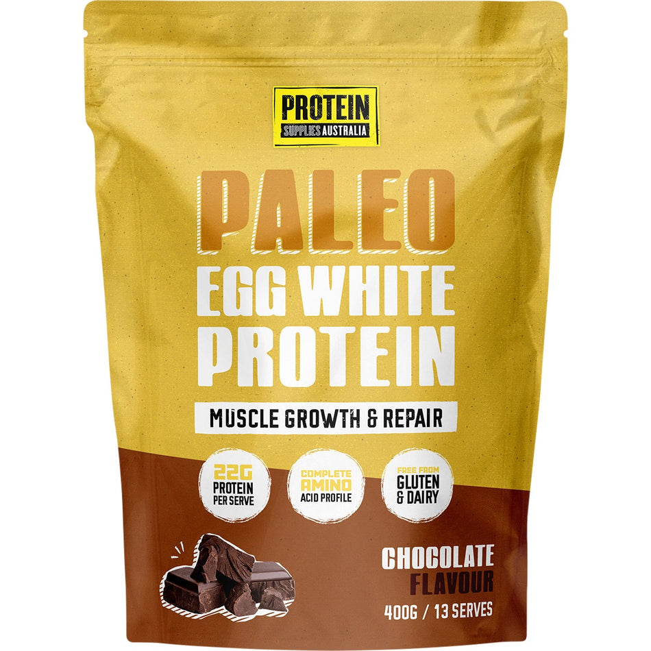 PROTEIN SUPPLIES AUSTRALIA PaleoPro (Egg White Protein) Chocolate 400g