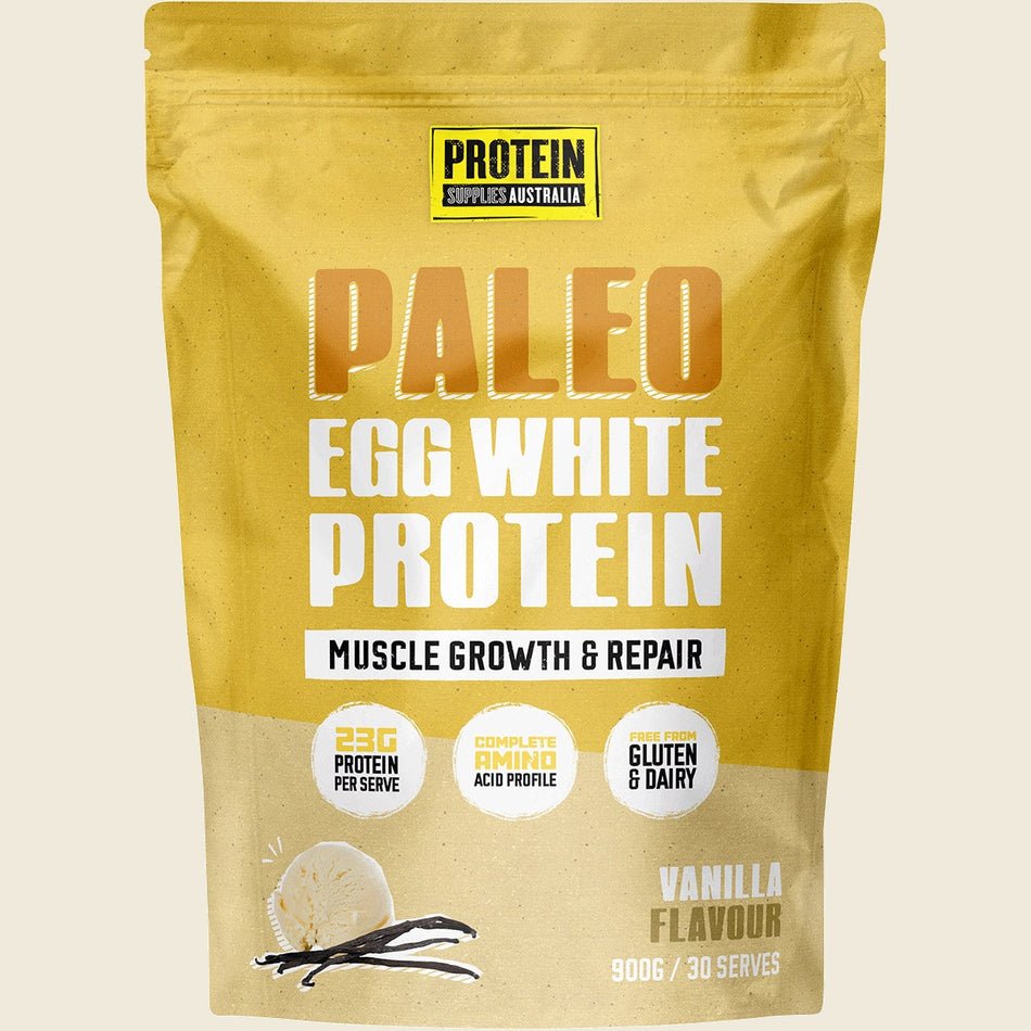 PROTEIN SUPPLIES AUSTRALIA PaleoPro (Egg White Protein) Vanilla Bean 900g