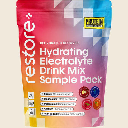 Protein Supplies Australia Restore Electrolyte Drink Mix Sample Pack 12pk