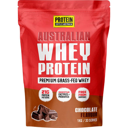 Protein Supplies Australia Australian Whey Protein Chocolate 1kg