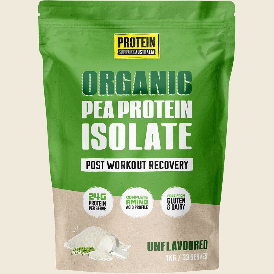 PROTEIN SUPPLIES AUSTRALIA PeaPro (Raw Pea Protein) Pure 1kg