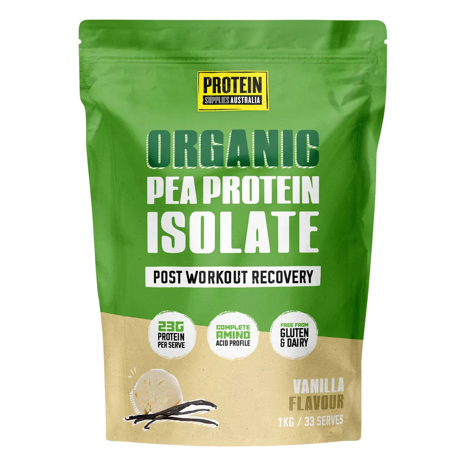 Protein Supplies Australia Pea Protein Isolate Vanilla 1 kg