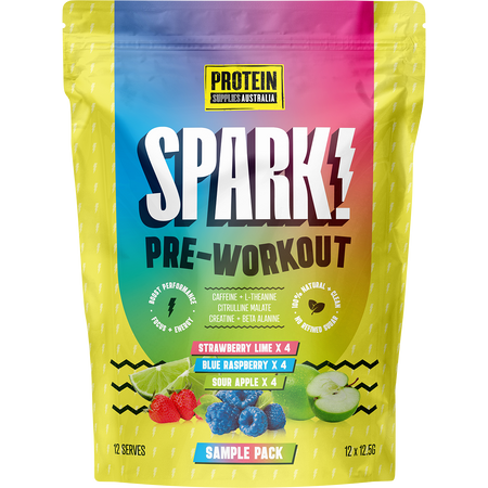 Protein Supplies Australia Spark Pre-Workout Sample Pack 12 Pack