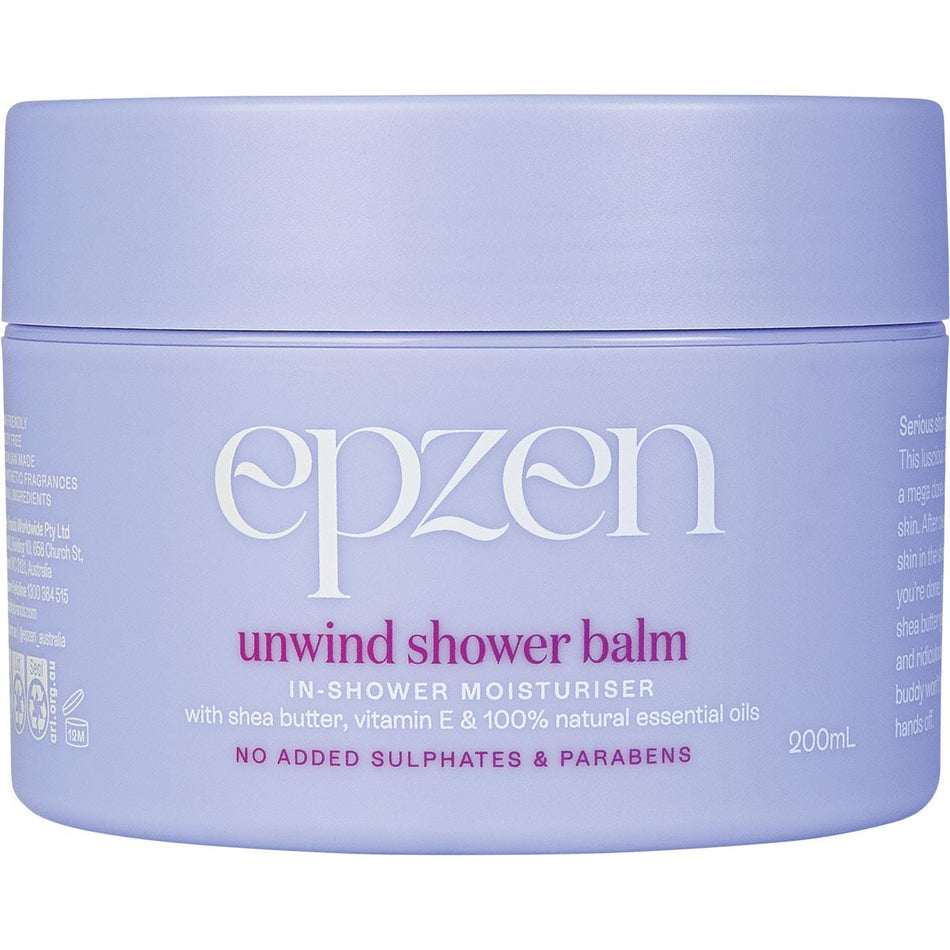 EPZEN Unwind Shower Balm In-Shower Moisturiser 200ml
