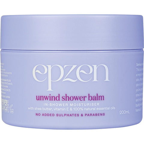 EPZEN Unwind Shower Balm In-Shower Moisturiser 200ml