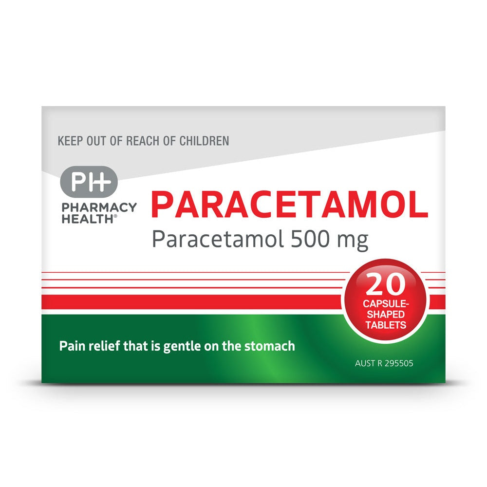 Pharmacy Health Paracetamol 500mg Soluble 20 Tablets