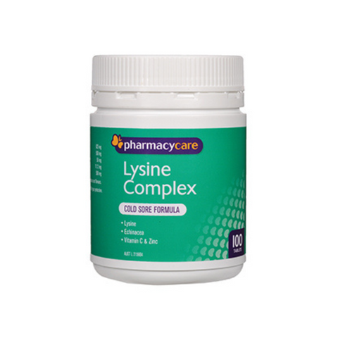 Pharmacy Care Lysine Complex 100 Tablets