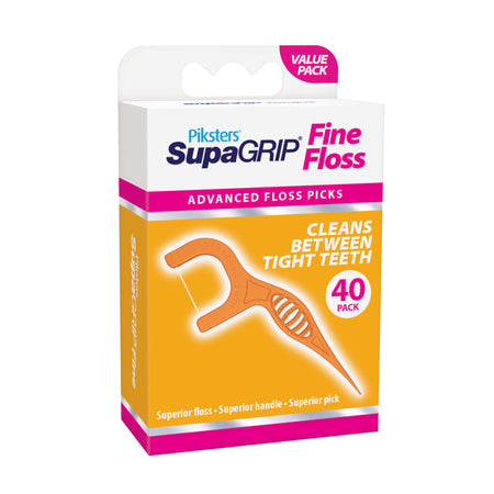 Piksters SupaGRIP Floss Picks Fine 40pk