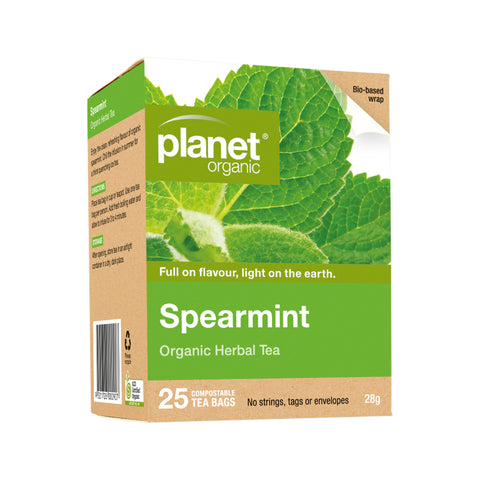 PLANET ORGANIC Herbal Tea Bags Spearmint 25