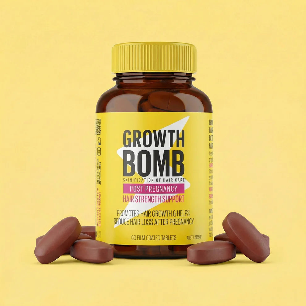 Growth Bomb Post Pregnancy Hair Strength Support 60 Tablets